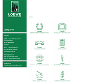 Tablet Screenshot of loewe-gmbh.de